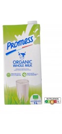 Promess Organic UHT Fresh French Milk - Full Cream (1L)