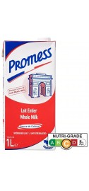 Promess Fresh UHT French Milk - Full Cream (1L)